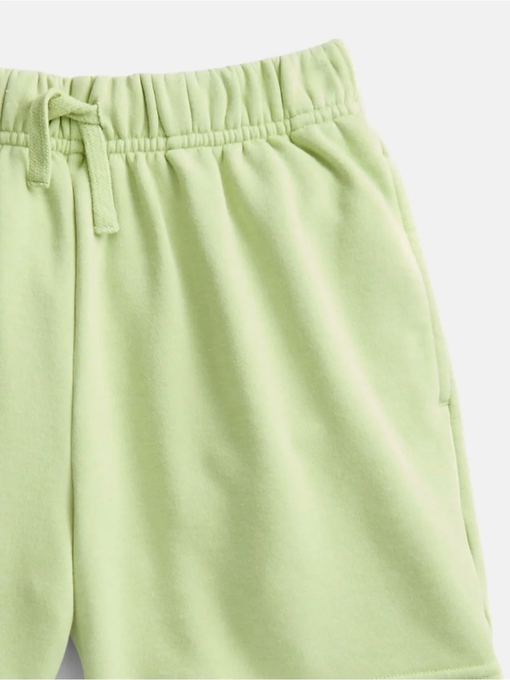 Boys fleece Light Green Shorts